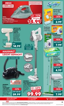 Staubsauger im Kaufland Prospekt "KNÜLLER" mit 53 Seiten (Ludwigshafen (Rhein))