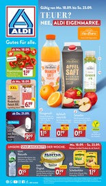 Aktueller ALDI Nord Prospekt mit Wasser, "Aktuelle Angebote", Seite 1