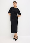 Midikleid aus bequemen Punto di Roma in schwarz, Punto di Roma,Viskose von bonprix im aktuellen bonprix. Prospekt