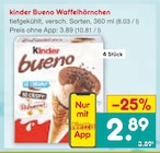 Aktuelles Bueno Waffelhörnchen Angebot bei Netto Marken-Discount in Pforzheim ab 2,89 €
