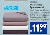 Winterjersey-Spannbetttuch von NOVITESSE im aktuellen ALDI SÜD Prospekt für 11,99 €