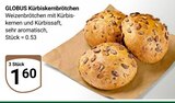 Aktuelles Kürbiskernbrötchen Angebot bei GLOBUS in Leipzig ab 1,60 €