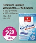 Gardinen Waschmittel oder Weiß-Spüler von Hoffmanns im aktuellen V-Markt Prospekt für 2,29 €