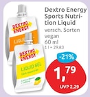 Sports Nutrition Liquid Lemon Flavour + Caffeine von Dextro Energy für 1,79 € bei budni im Angebot Sports Nutrition Liquid Lemon Flavour + Caffeine von Dextro Energy im aktuellen budni Prospekt
