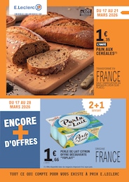 Catalogue Supermarchés E.Leclerc en cours à Chinon et alentours, TOUT CE QUI COMPTE POUR VOUS EXISTE À PRIX E.LECLERC, 1 page, 17/03/2026 - 21/03/2026