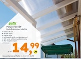 Polycarbonat-Hohlkammerplatte von Gutta im aktuellen Globus-Baumarkt Prospekt