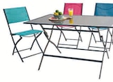 Table rectangulaire pliante binic - Hyper U à Colmar Table rectangulaire pliante binic en promo chez Hyper U Colmar à 89,00 €