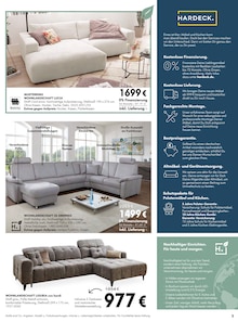 Ecksofa im aktuellen HARDECK Prospekt (Wuppertal) Ecksofa im HARDECK Prospekt "Mehr Raum für Persönlichkeit." mit 14 Seiten (Wuppertal)