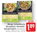 EDEKA - Schwäbische Eierspätzle Angebot im Prospekt Schwäbische Eierspätzle bei EDEKA im Prospekt "" für 1,89 €