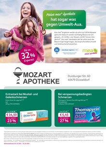 Aktueller mea - meine apotheke Prospekt "Unsere Oktober-Angebote" Seite 1 von 4 Seiten für Düsseldorf