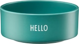 Schüssel aus Porzellan "HELLO", dunkelgrün (12x6 cm) im Angebot bei dm-drogerie markt in Siegen Schüssel aus Porzellan "HELLO", dunkelgrün (12x6 cm) Angebote von DESIGN LETTERS bei dm-drogerie markt Siegen für 22,95 €
