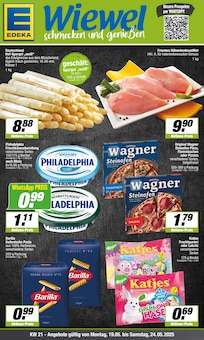 EDEKA Prospekt der Woche "Aktuelle Angebote" Seite 1, 19.05.2025 bis 24.05.2025 für Münster Aktueller EDEKA Prospekt "Aktuelle Angebote" Seite 1 von 14 Seiten für Münster