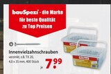Innenvielzahnschrauben Angebote von bauSpezi bei bauSpezi Arnsberg für 7,99 €