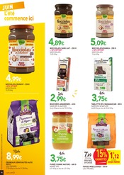 Promos Chocolat dans le catalogue "JUIN L'été commence ici !" de NaturéO Chocolat en promo dans le catalogue NaturéO à la page 14