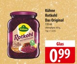 Kühne Rotkohl Das Original bei famila Nordost im Prospekt "" für 0,99 €