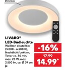 LED-Badleuchte im Angebot bei Kaufland in Suhl LED-Badleuchte Angebote von LIV&BO bei Kaufland Suhl für 14,99 €