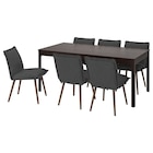 Tisch und 6 Stühle dunkelbraun/Kilanda dunkelgrau bei IKEA im Filderstadt Prospekt für 778,94 €