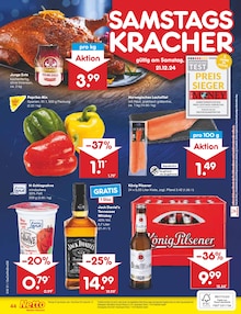 Jack Daniels im Netto Marken-Discount Prospekt "Aktuelle Angebote" mit 56 Seiten (Wilhelmshaven)