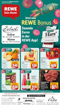 Aktueller REWE Prospekt "Dein Markt" Seite 1 von 32 Seiten