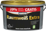 Raumweiß Extra im Angebot bei Globus-Baumarkt in Karlsruhe Raumweiß Extra Angebote von Primaster bei Globus-Baumarkt Karlsruhe