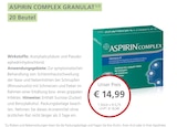 Aspirin Complex Granulat von Bayer für 14,99 € bei LINDA Partnerapotheke im Angebot Aspirin Complex Granulat von Bayer im aktuellen LINDA Partnerapotheke Prospekt