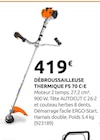Débroussailleuse Thermique FS 70 C-E - Stihl en promo chez Rural Master Le Mans à 419,00 €