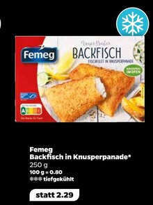 Fisch von Femeg im aktuellen NETTO mit dem Scottie Prospekt für 2€