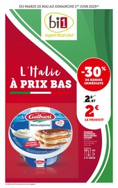 Catalogue Supermarchés Bi1 en cours à Fonteny et alentours, "L’Italie À PRIX BAS", 16 pages, 20/05/2025 - 01/06/2025