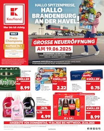 Kaufland Prospekt für Brandenburg mit 60 Seiten Kaufland Prospekt für Brandenburg: "Aktuelle Angebote", 60 Seiten, 19.06.2025 - 25.06.2025