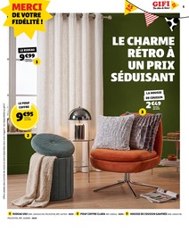 Prix et réduction Rideau dans le prospectus Gifi en cours Offre Rideau dans le catalogue Gifi du moment à la page 5