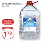 Aktuelles Destilliertes Wasser Angebot bei GLOBUS in Oberhausen ab 1,79 €