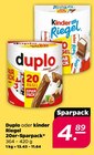 Riegel von Duplo oder kinder im aktuellen Netto mit dem Scottie Prospekt für 4,89 €