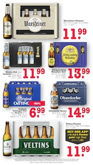 Bier im aktuellen E center Prospekt (Frankfurt (Main)) Bier im E center Prospekt "Aktuelle Angebote" mit 79 Seiten (Frankfurt (Main))
