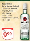 Aktuelles Rum Carta Blanca Angebot bei GLOBUS in Rostock ab 9,99 €