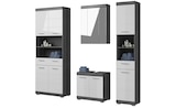 Aktuelles Badmöbel-Set SCHLOONSEE 4 teilig bestehend aus: Hochschrank schmal WBU Spiegelschrank Hochschrank breit Schloonsee Angebot bei Höffner in Erlangen ab 574,00 €