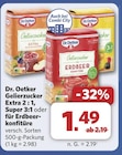 Gelierzucker Extra 2 : 1, Super 3:1 oder für Erdbeer-Konfitüre von Dr. Oetker für 1,49 € bei combi im Angebot Gelierzucker Extra 2 : 1, Super 3:1 oder für Erdbeer-Konfitüre von Dr. Oetker im aktuellen combi Prospekt