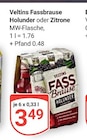 Fassbrause Holunder Angebote von Veltins bei GLOBUS Wolfenbüttel für 3,49 €