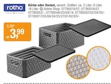 Körbe oder Deckel im Angebot bei Opti-Wohnwelt in Bremen Körbe oder Deckel Angebote von rotho bei Opti-Wohnwelt Bremen für 3,99 €