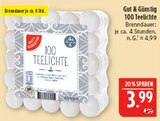 100 Teelichte Angebote von Gut & Günstig bei Marktkauf Hof für 3,99 €