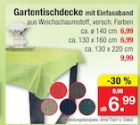 Gartentischdecke mit Einfassband Angebote bei Zimmermann Hannover für 6,99 €