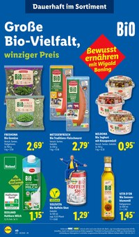Bio Öl im aktuellen Lidl Prospekt (Bremen) Bio Öl im Lidl Prospekt "LIDL LOHNT SICH" mit 71 Seiten (Bremen)