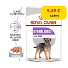 ROYAL CANIN Sterilised Adult Mousse 12x85 g - ROYAL CANIN en promo chez Maxi Zoo ROYAL CANIN Sterilised Adult Mousse 12x85 g - ROYAL CANIN dans le catalogue Maxi Zoo