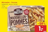 Mikrowellen – Pommes im Angebot bei Netto Marken-Discount in Moers Mikrowellen – Pommes Angebote von Snack Master bei Netto Marken-Discount Moers für 1,00 €