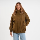 Parka oversize capuche doublée sherpa vert olive femme - La Halle à Clichy Parka oversize capuche doublée sherpa vert olive femme en promo chez La Halle Clichy à 34,99 €
