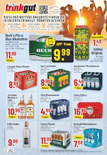 Bier im EDEKA Prospekt "Aktuelle Angebote" mit 24 Seiten (Düren)