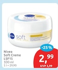 Soft Creme LSF15 von Nivea im aktuellen budni Prospekt
