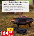 Dutch Oven Set Angebote von EL FUEGO bei Netto Marken-Discount Celle für 64,99 €