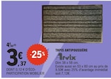 Promo Tapis Antipoussière à 3,37 € dans le catalogue E.Leclerc à Arès