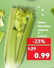 Kaufland Stuttgart - Span. Staudensellerie Angebot im Prospekt Span. Staudensellerie bei Kaufland im Stuttgart Prospekt für 0,99 €