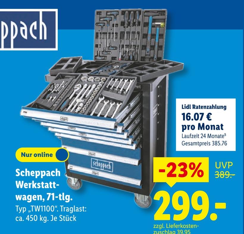 Werkstattwagen, 71-tlg.